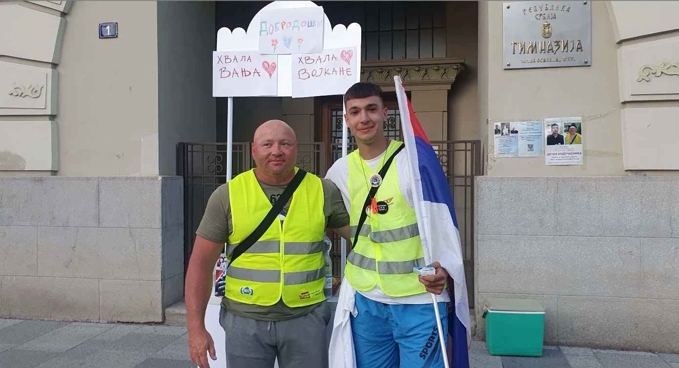 Maturant Vanja Zokić: Hodočašće mladosti sa Vojkanom od Rakovice do Ostroga kao podrška studentima i vojnim veteranima 3 494839163 18278900464270589 4642449623346432567 n