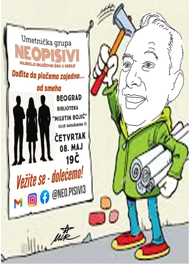 "Primio sam platu od petsto evra – subjektivni osećaj pedeset" Slađan Martinović Bukovski: "Neopisivi" pred publikom 8. maja u Beogradu 3 NEOPISIVI na turneji po Srbiji e1746622898838