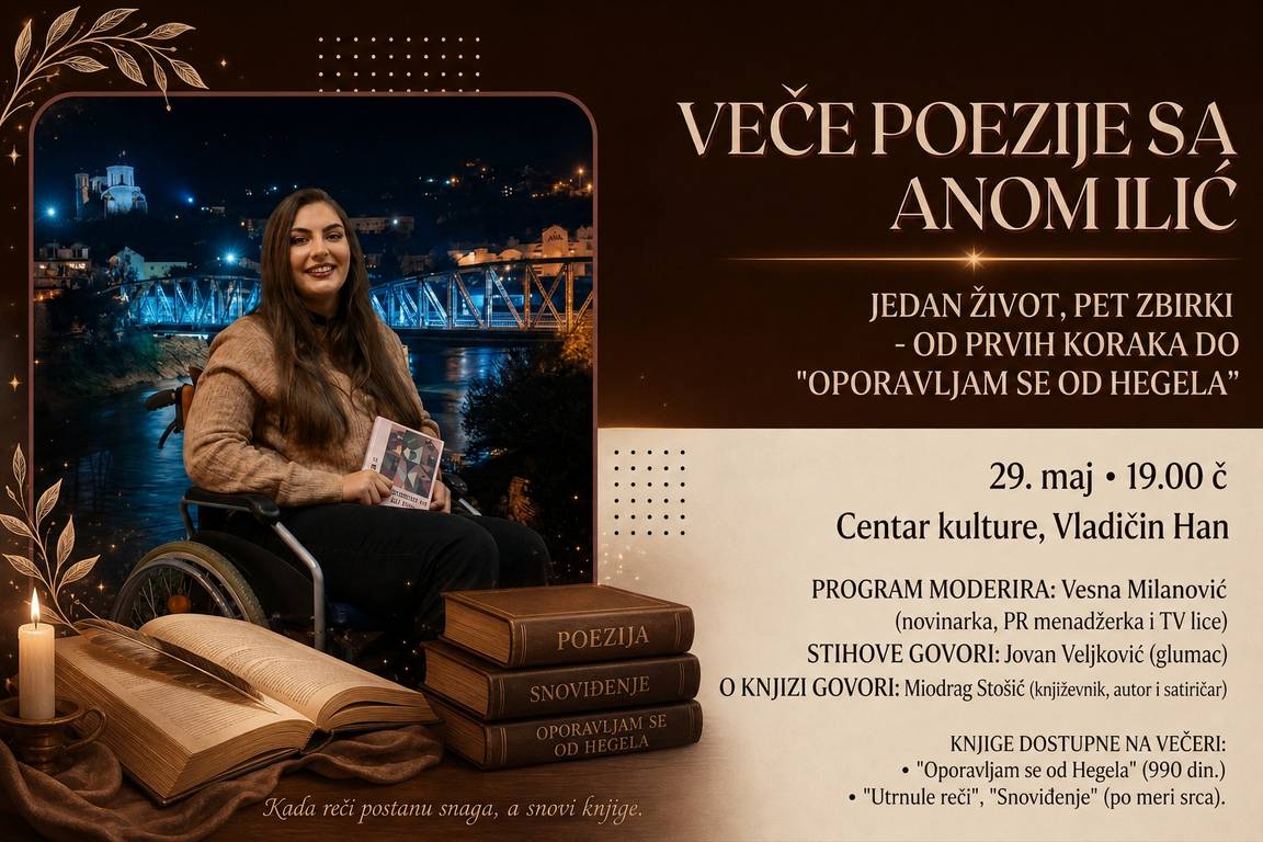 Ana Ilić objavila pet zbirki poezije: Stihovi jači od bolesti